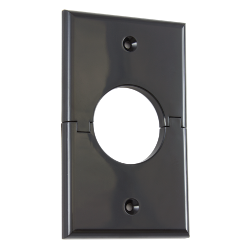 MidLite Single-Gang Splitport™, Black