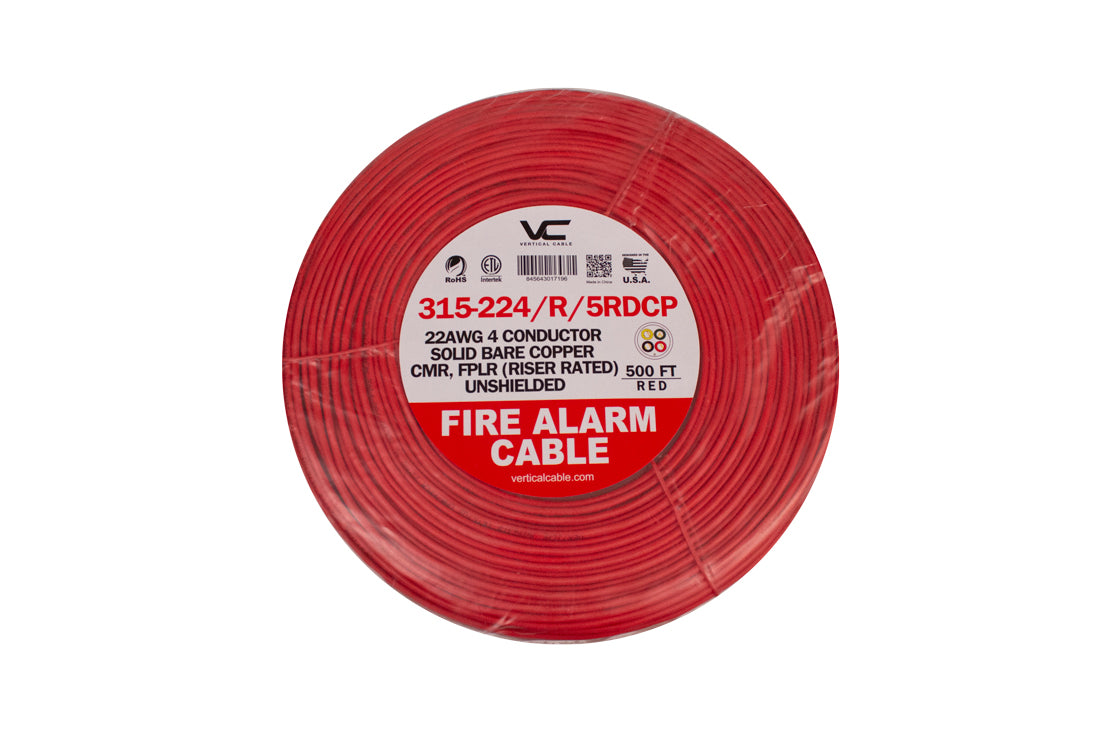 Vertical Cable Fire Alarm Cable 22AWG Coil Pack