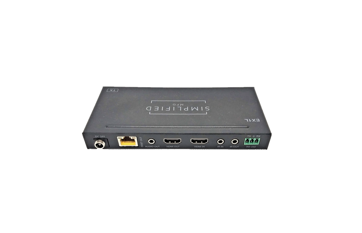 Simplified 4K HDMI 120m/394 ft. on Cat6, 18Gbps extender