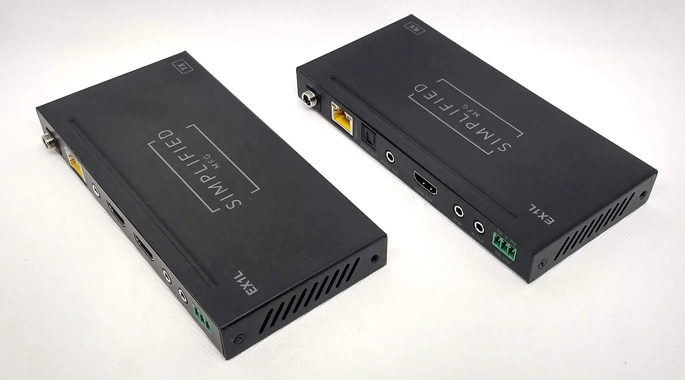 Simplified 4K HDMI 120m/394 ft. on Cat6, 18Gbps extender