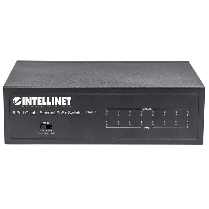 Intellinet 8-Port Gigabit Ethernet PoE+ Switch