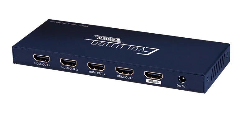 Evolution Slim HDMI 1x2/4 4K Splitter 4K/60Hz HDR HDCP2.2