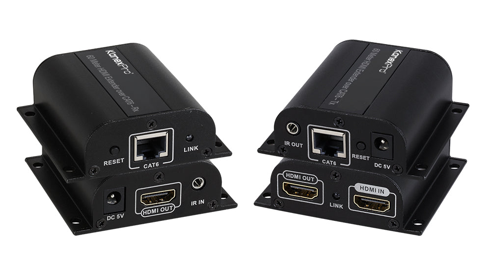 KanexPro HDMI Extender over CAT6 up to 196ft. (60m)