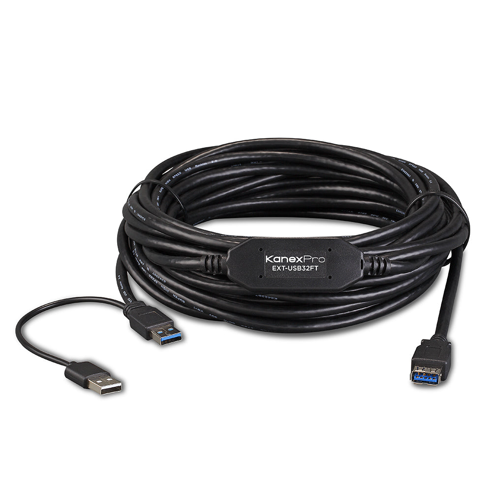 KanexPro SuperSpeed USB 3.0 Active Extension Cable-16ft/32ft