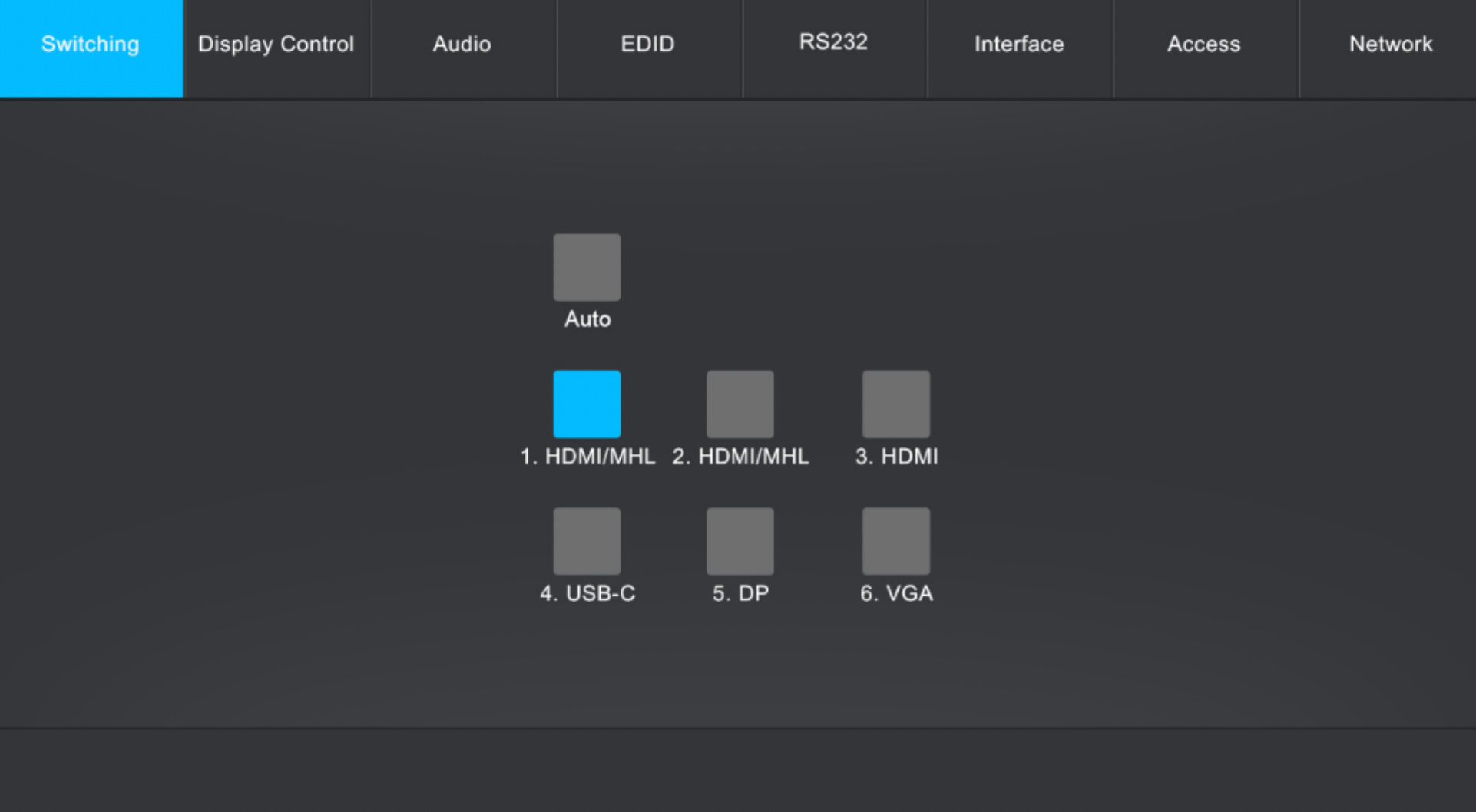 KanexPro 6-Input Collaboration Switcher & Scaler