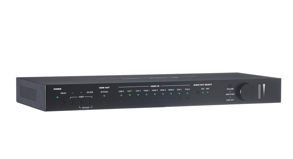 KanexPro 9 by 2 multi-format scaling switcher with HDBT In and Out