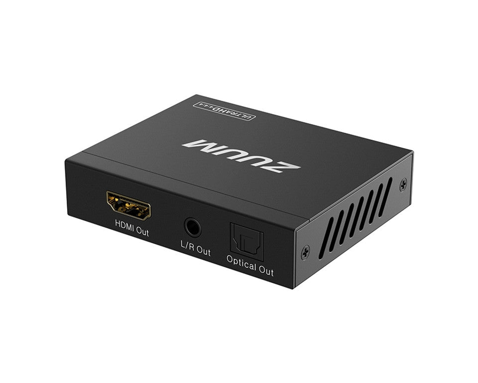 ZUUM 4K UHD HDR 18Gbps HDMI Audio Extractor