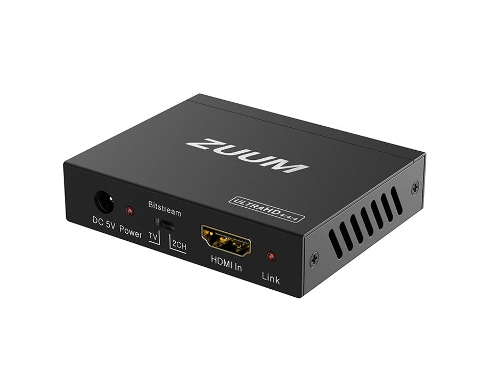 ZUUM 4K UHD HDR 18Gbps HDMI Audio Extractor