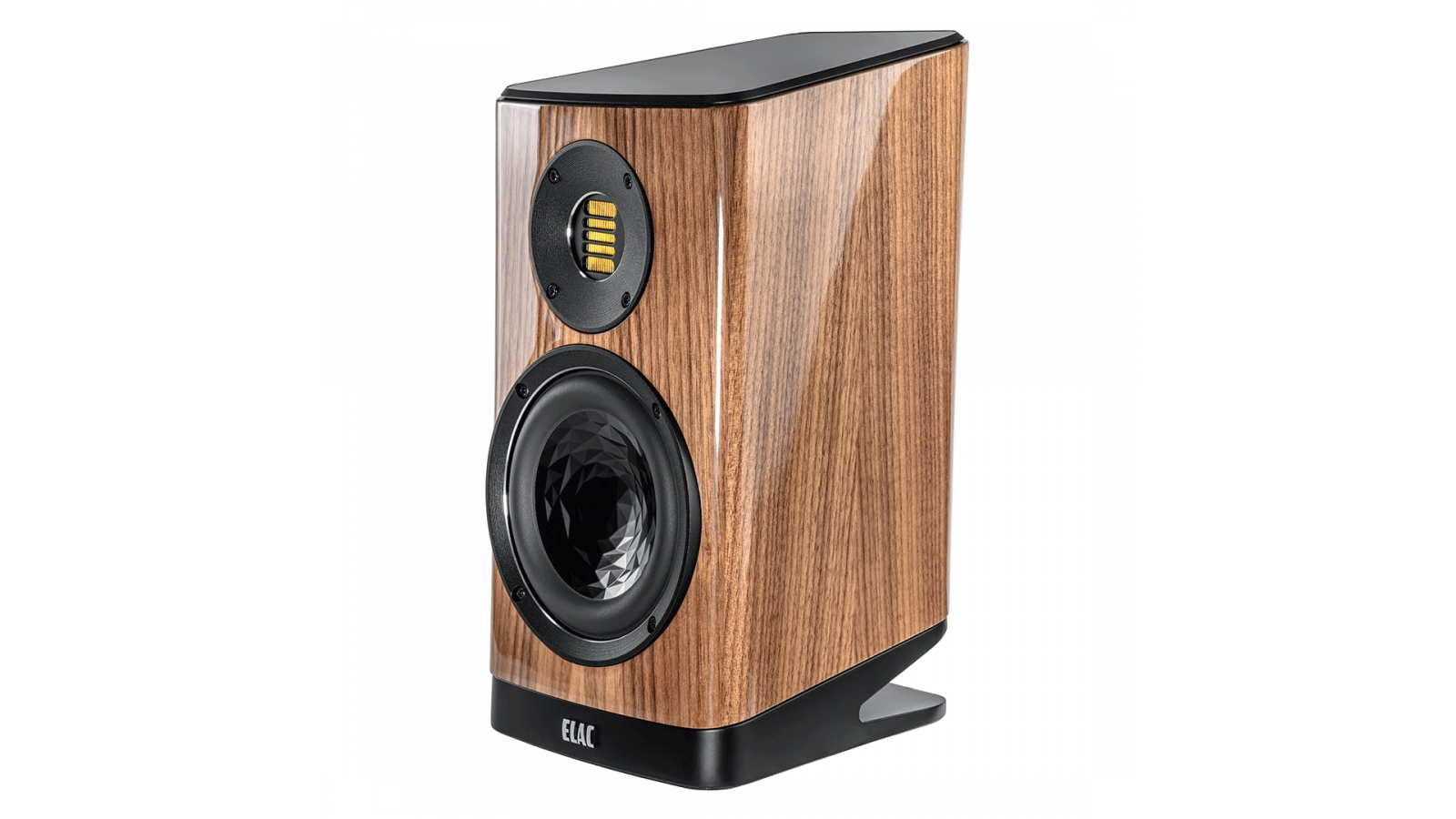 Elac Vela 6" 2-Way Bookshelf Speakers with JET 6 Tweeter (Gloss Walnut)