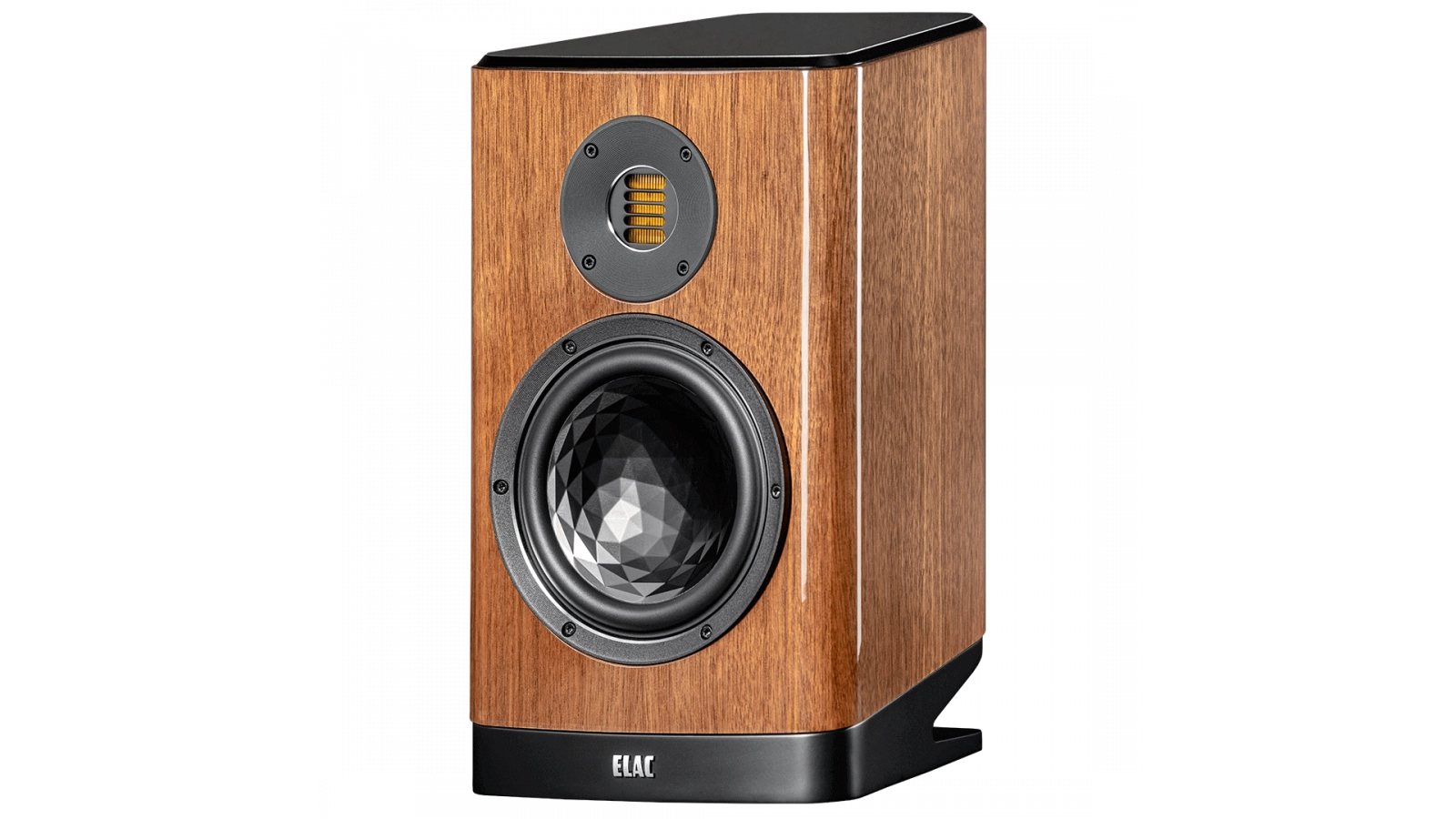 Elac Vela 7" 2-Way Bookshelf Speakers with JET 6 Tweeter (Gloss Walnut)