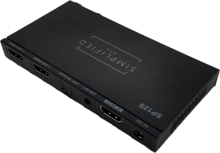 Simplified 1 to 2 HDMI Splitter