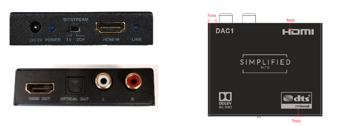 Simplified HDMI Audio Extractor With Downmix