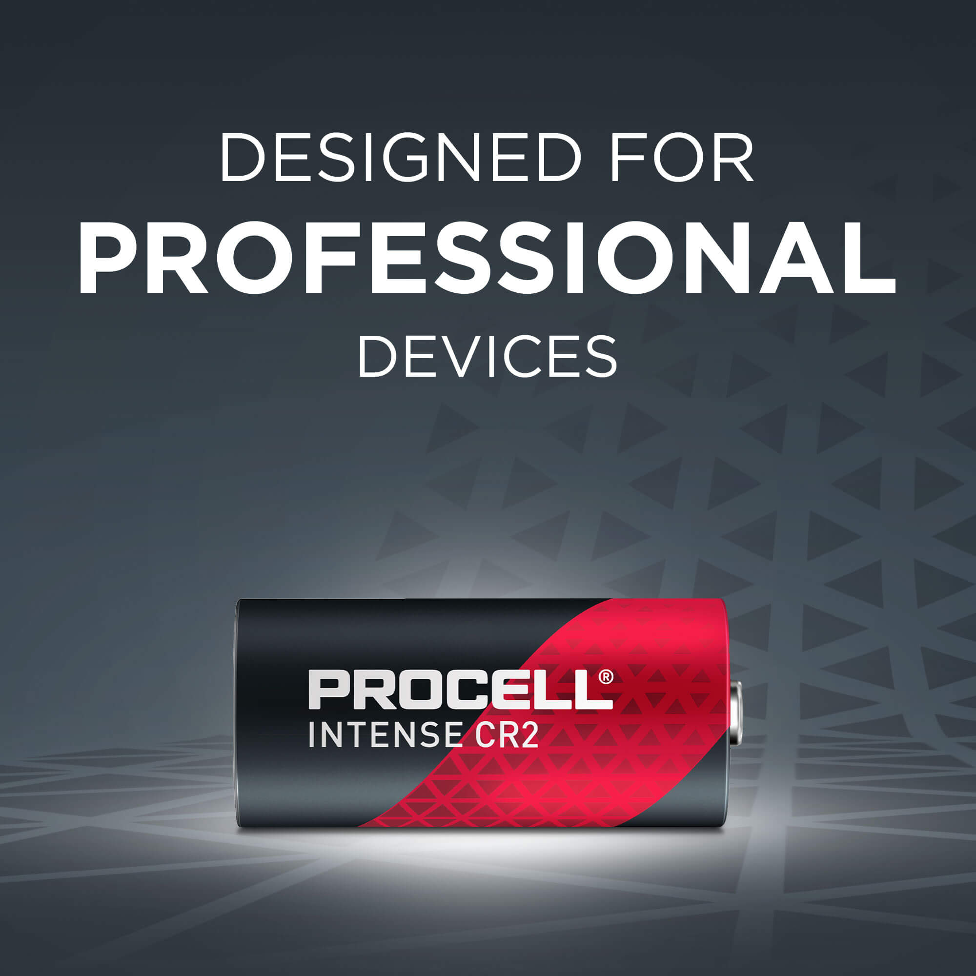 Procell High Power Lithium Intense CR2, 3V - Case of 216