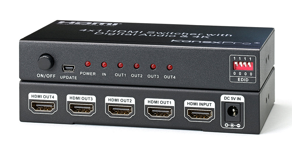 KanexPro 4K UHD HDMI 1x4 Port Splitter