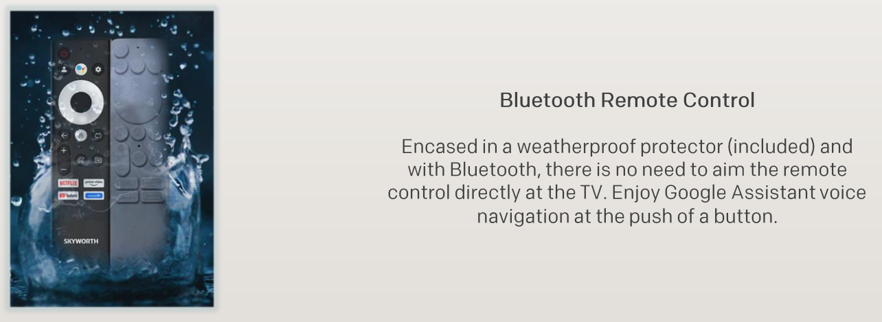 Skyworth 65" PS1 Clarus Outdoor Partial Sun Series