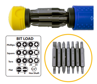 Labor Saving Device MegaPro 15-in-1 Bit Screwdriver