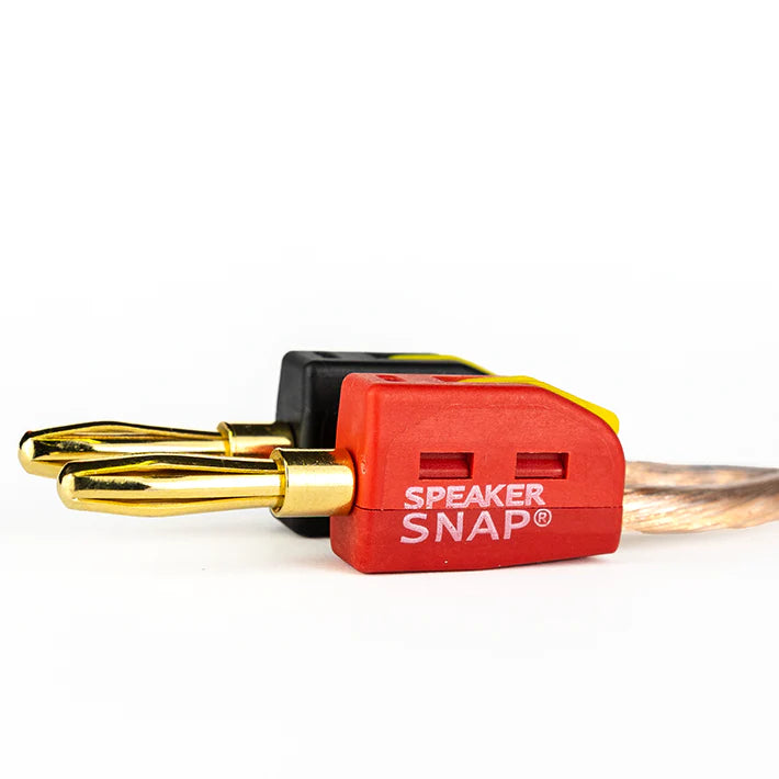 Speaker Snap Banana Plugs Red & Black 1 Pair / 2 Pieces