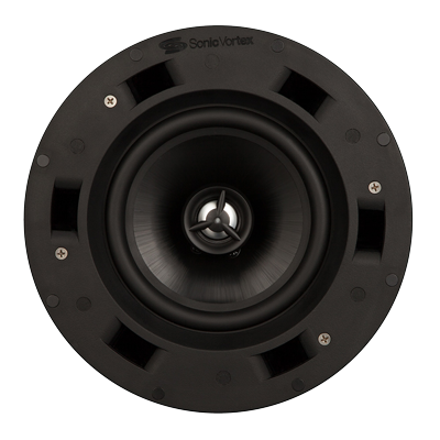 Beale Street Audio 25/70/100 volt In Ceiling 6.5 inch 2-way Fluted IMPP, 1 inch ALU Dome