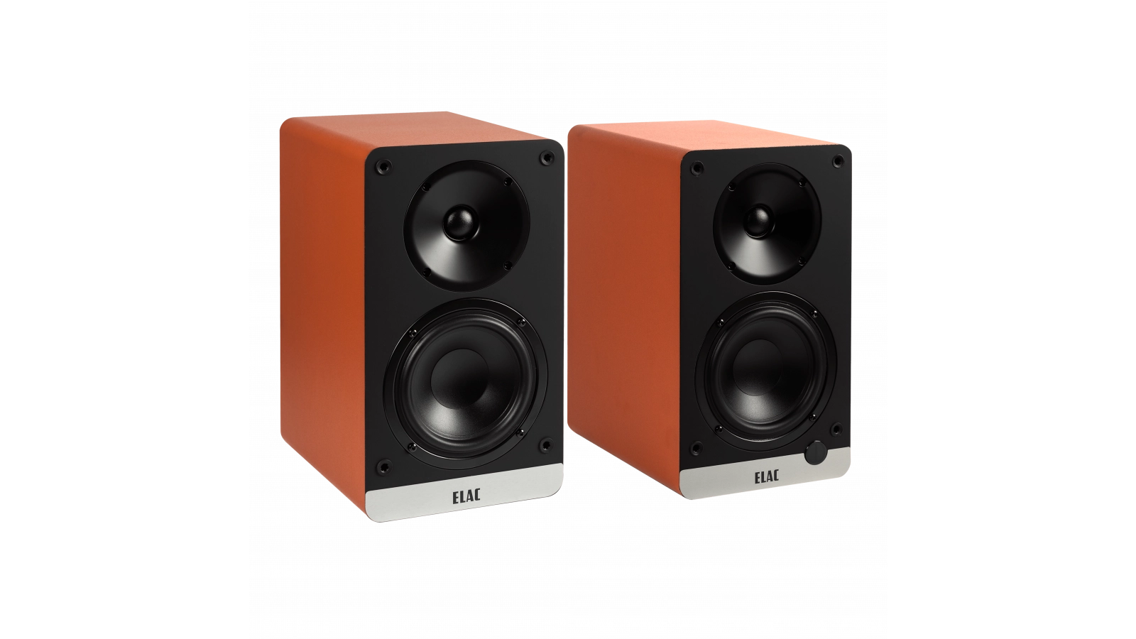 Elac 4.5" Debut ConneX Powered Monitor Speakers (Orange)