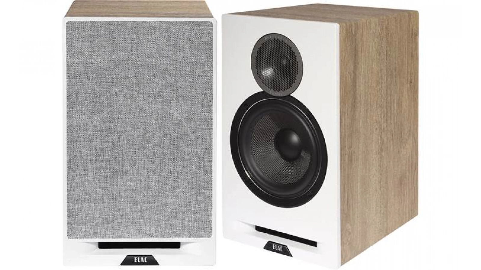 Elac 6.5"Debut Reference Bookshelf Speaker (Oak/White)