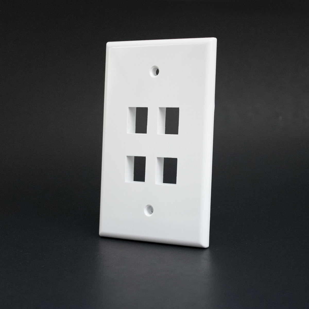 Vertical Cable Mid Size Wall Plate