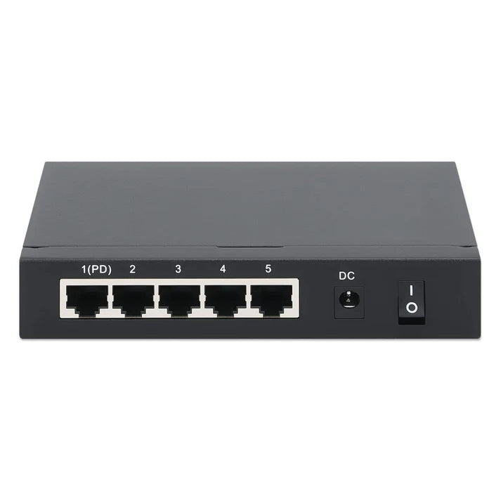 PoE-Powered 5-Port Gigabit Switch with PoE Passthrough